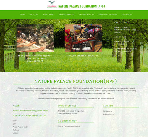 Nature Palace foundation Uganda